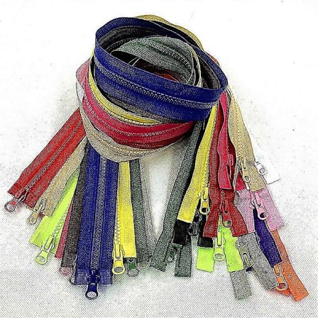 1 kpl Kaksinkertaiset vetoketjut, 5# 80cm, 90cm, 100cm muovihartsi kaksinkertaiset vetoketjut, värilliset vaatteiden liukusäätimet, vaatepussit, 