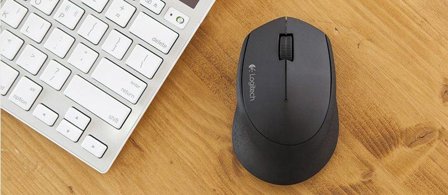 Logitech M280 - mus - 2.4 GHz - svart