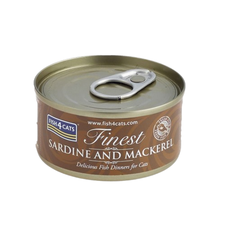 Fish4Cats - Våtfôr med sardin og makrell 70g - Katt - Kattefôr & kattemat - Våtfôr og våtmat - ZOO.no