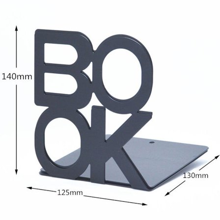Bookend Book Stand Support SVART