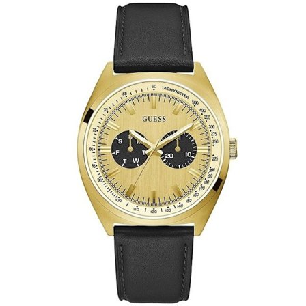 Guess Herrklocka Blazer GW0212G1 - Kvarts - Guld - Läder