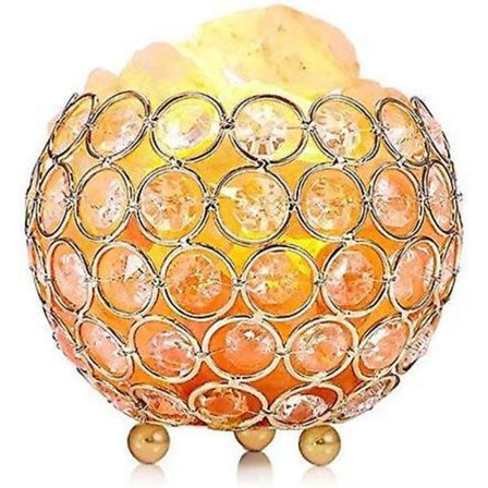 Himalayan Salt Lamp Mini Desktop Crystal Salt Stone Spa Yoga Nattljus Sovrum