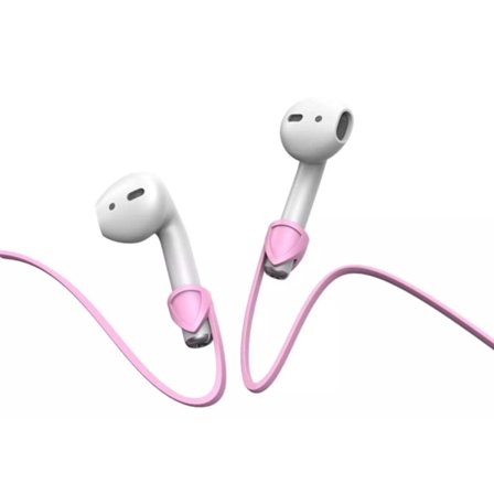 Apple Airpods kaulahihna hihna naru ripustetaan kaulan ympärillä - vaaleanpunainen