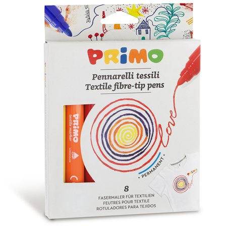 Textile fibre-tip pens 8-set