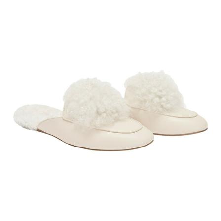 Aquazzura Foxy Lågskor beige, Dam Tofflor, Dam, Storlek: 35 EU