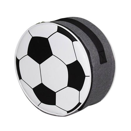 Kreativ och Rolig Fotbollslunch Isolerad Väska för Fotbollsfans Män Kvinnor Kylväska Lunchväska Tote för Skolflicka