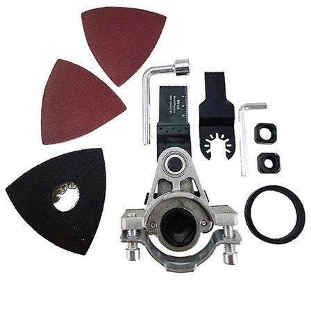 Vinkeladapter för Vinkelslip, Vinkeladapterkit av Högkolstål för Träbearbetning, Slipning, Finishing och Rivning