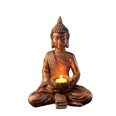 Figur Utsökt Buddhism Dekoration Skrivbordsdekorationer