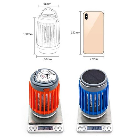 Myg USB-lampe insektfluefælde lys lommelygte (FMY)