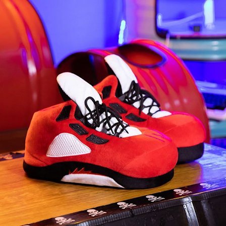 Vinter-spoof aj kjegle kokosnøtt bomulls tøfler morsomme innendørs par hjemme plysj sko varme internettkjendis store bomullssko