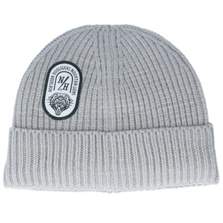Northern Hooligans - Grå cuff Beanie - Mountain Beanie Heather Grey Cuff @ Hatstore