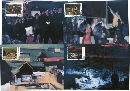 Færøerne 1991 - AFA 217-220 - Maxikort