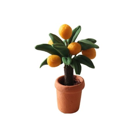Baby Hus Tilbehør Mini Frukt Tre SORANGE TREE APPELSINTRE