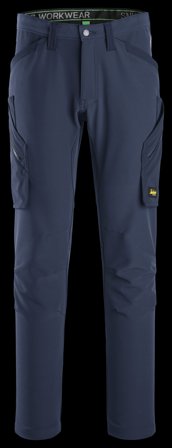 Snickers Workwear 6873-9595 FlexiWork Arbetsbyxa marinblå 124, Kläder