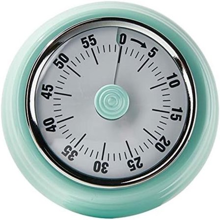 Mekanisk køkkenur uden batteri, køkkenur med magnet,