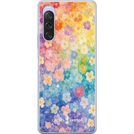 Kompatibel Mobilcover til Sony Sony Xperia 10 V Cactus and Friends – RainbowBloom