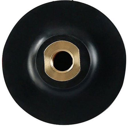 Gummibagplade til M14 vinkelsliber, 3 tommer slibende selvklæbende slibebagplade