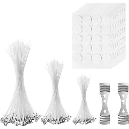 Lysvæger og vægeholdere til DIY-lys - 150 lysvæger