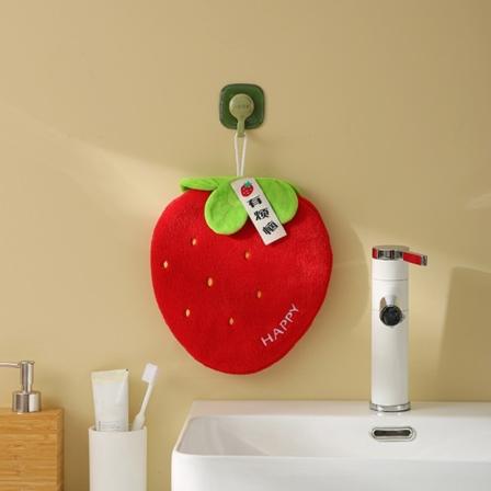 Hedelmä Käsipyyhe Kylpypyyhkeet PUNAINEN MANSIKAS PUNAINEN MANSIKAS Red strawberry