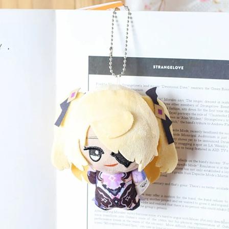 10CM Impact Tartaglia Kaeya Diluc Venti Xiao Klee Plys Nøglering Legetøj Mini Rygsæk Tilbehør Til Gave Fischl 10cm ( Mini )