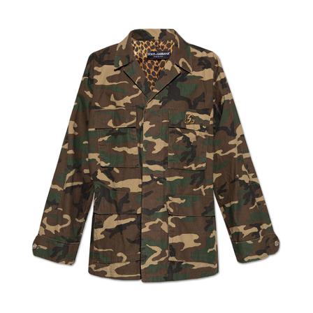 Dolce & Gabbana Camo jacket , Groen , Dames , Maat: S