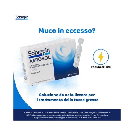Sobrepin Aerosol 10 Contenitori Monodose