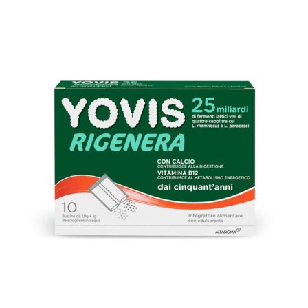 Yovis Rigenera 10 Bustine - Probiotico per Benessere Intestinale