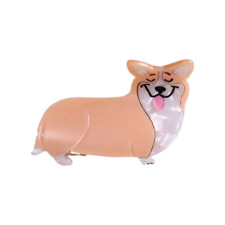 Acetat Hårklo Clips Shark Clip CORGI CORGI