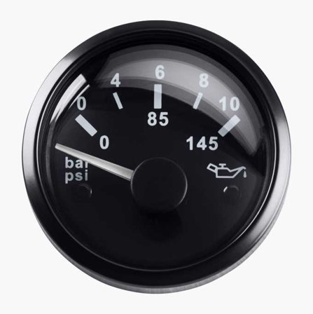 Oljetrycksmätare 52 mm - Biltema