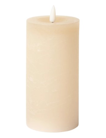 C'est Bon | Rustic Finish Led Pillar Candle | H15CM