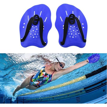 Siniset uimaharjoituslastat, uimaharjoituslastat, vesihanskat