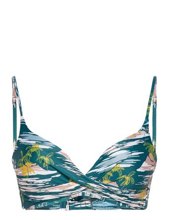 Bermuda Swimwear Bikinis Bikini Tops Triangle Bikinitops Multi/mønstret Scampi