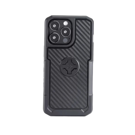 X-Guard Phone Case with Holder iPhone 14 Carbon