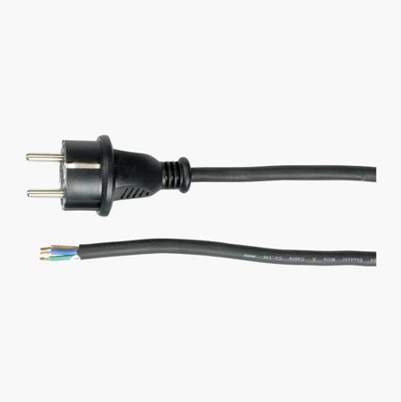 Grounded Rubber Power Cord 1.9 m for Outdoor Use - Biltema