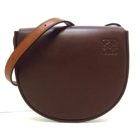 Loewe Pre-owned Pre-owned Læder skuldertasker Brun, Dame Vintage Tasker, Størrelse: ONE Size
