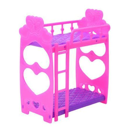 5,5 tum Bakning Dessert Dekoration Miniatyr Rosa Våningssäng Födelsedagstårta Toppar