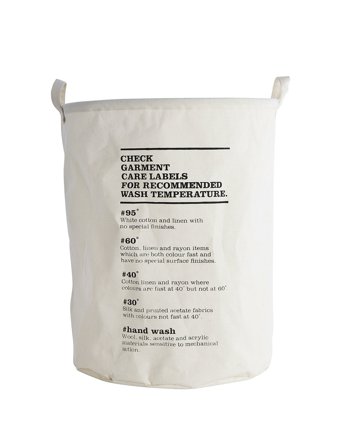 house doctor | Wash Instructions Vasketøjspose | H50CM
