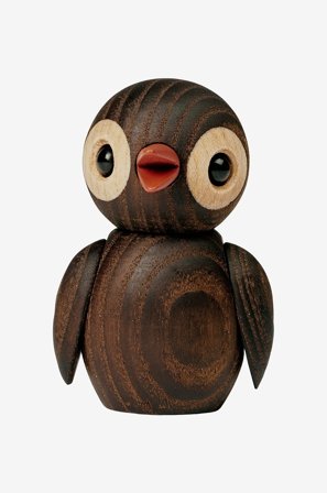 Spring Copenhagen - Træ Dekoration Spring Birds Trendy 6,5 cm - Brun - Dekoration - Fra Homeroom