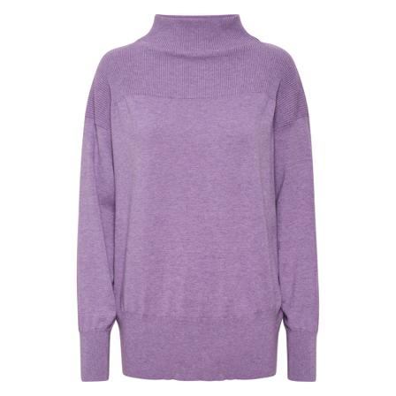 Saint Tropez, Casandra SZ LS Pullover Fioletowy, Kobieta, Rozmiar: S