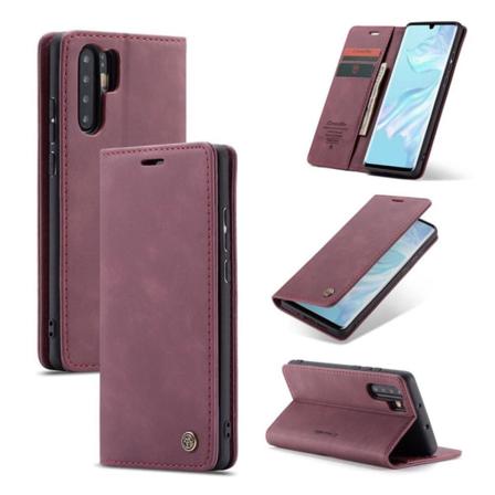 CASEME Huawei P30 Pro retro læderetui - Lilla Purple
