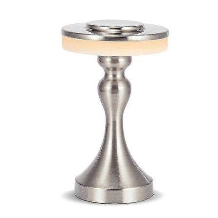 2026 Metall LED Trådløs Batteri Bordlampe med 3 Farge Berøringskontroll Oppladbar Skrivebordslampe 3-Nivåer Lysstyrke for Barnerom[D]