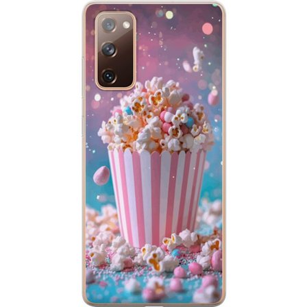 Kompatibelt Mobilskal till Samsung Samsung Galaxy S20 FE Popcorn-hink retro bio snacks rolig figur