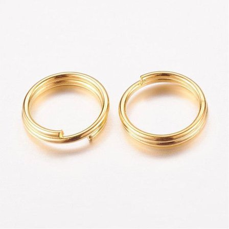 20 gr. (noin 320 kpl) Kullattu 5 mm. kaksinkertaiset turvarenkaat