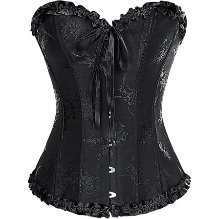 Dam Victorian Korsett Full Chest Belly Corsage Vintage Bustier