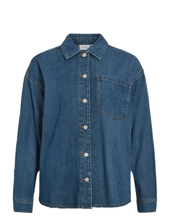 Vila | Vikiki L/S Denim Shirt Mbd | 34
