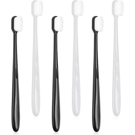 Extra mjuk tandborste, 6 stycken mjuka borsttandborste Ultra Sof