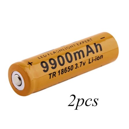 18650-akku korkealaatuinen 9900mAh 3,7V 18650-litiumioniakut Ladattava akku taskulampulle