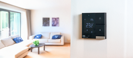 Shelly Plug & Play "PbS LinkedGo Smart HVAC Thermostat" Heizung,LÃ¼ftung,Klimatisierung WLAN BT ST802-B