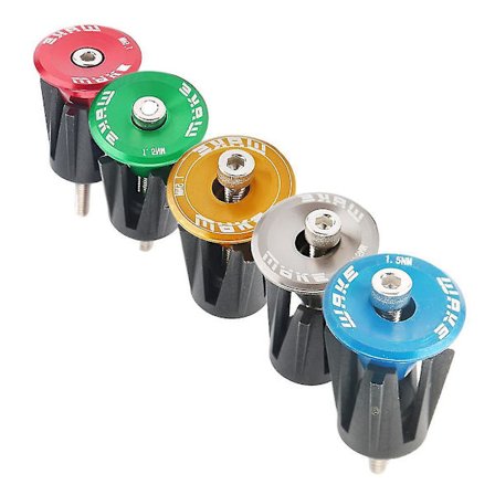 1 Par Sykkel Alu Styregrep Styre End Plugger