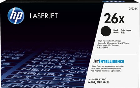 HP 26X svart original LaserJet-tonerkassett, med hög kapacitet, 889296154778